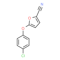 ChemSpider 2D Image | 5-(4-Chlorophenoxy)-2-furonitrile | C11H6ClNO2