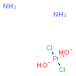 ChemSpider 2D Image | Dichloroplatinum(2+) hydroxide ammoniate (1:2:2) | H8Cl2N2O2Pt