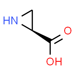 ChemSpider 2D Image | (2S)-2-Aziridinecarboxylic acid | C3H5NO2