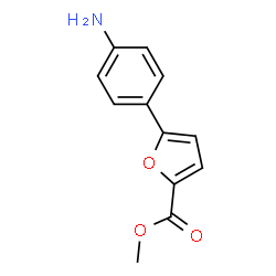 ChemSpider 2D Image | Methyl 5-(4-aminophenyl)-2-furoate | C12H11NO3