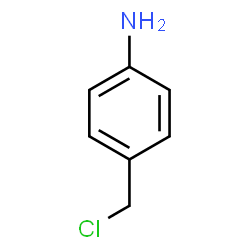ChemSpider 2D Image | 4-(Chloromethyl)aniline | C7H8ClN