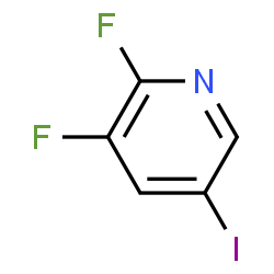 ChemSpider 2D Image | 2,3-difluoro-5-iodopyridine | C5H2F2IN