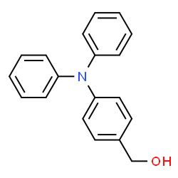ChemSpider 2D Image | 4-(Diphenylamino)benzenemethanol | C19H17NO