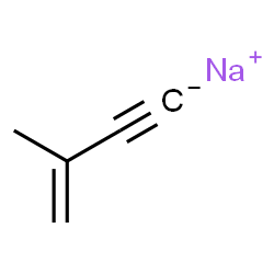 ChemSpider 2D Image | Sodium 3-methyl-3-buten-1-yn-1-ide | C5H5Na