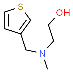 ChemSpider 2D Image | 2-[Methyl(3-thienylmethyl)amino]ethanol | C8H13NOS