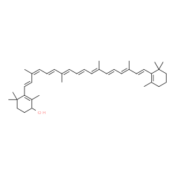 ChemSpider 2D Image | (9cis)-beta,beta-Caroten-4-ol | C40H56O
