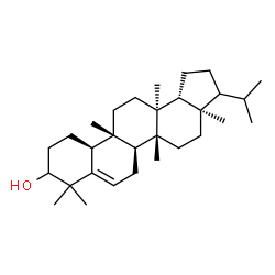ChemSpider 2D Image | (3aR,5aR,5bS,11aS,11bR,13aS,13bR)-3-Isopropyl-3a,5a,8,8,11b,13a-hexamethyl-2,3,3a,4,5,5a,5b,6,8,9,10,11,11a,11b,12,13,13a,13b-octadecahydro-1H-cyclopenta[a]chrysen-9-ol | C30H50O