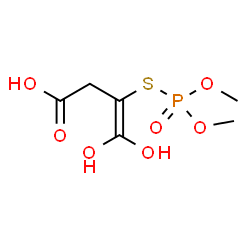 ChemSpider 2D Image | 3-[(Dimethoxyphosphoryl)sulfanyl]-4,4-dihydroxy-3-butenoic acid | C6H11O7PS