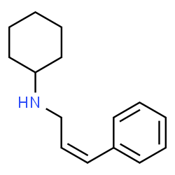 ChemSpider 2D Image | N-[(2Z)-3-Phenyl-2-propen-1-yl]cyclohexanamine | C15H21N