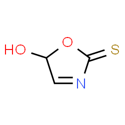 ChemSpider 2D Image | 5-Hydroxy-1,3-oxazole-2(5H)-thione | C3H3NO2S