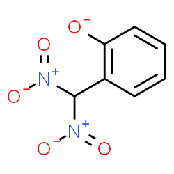 ChemSpider 2D Image | 2-(Dinitromethyl)phenolate | C7H5N2O5