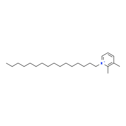 ChemSpider 2D Image | 1-Hexadecyl-2,3-dimethylpyridinium | C23H42N