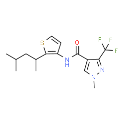 ChemSpider 2D Image | penthiopyrad | C16H20F3N3OS