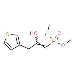 ChemSpider 2D Image | Dimethyl [(1Z)-2-hydroxy-3-(3-thienyl)-1-propen-1-yl]phosphonate | C9H13O4PS