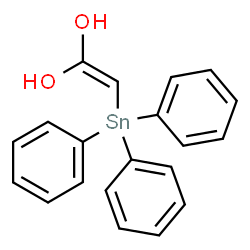 ChemSpider 2D Image | 2-(Triphenylstannyl)-1,1-ethenediol | C20H18O2Sn
