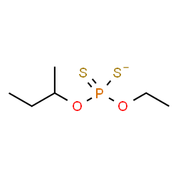 ChemSpider 2D Image | O-sec-Butyl O-ethyl phosphorodithioate | C6H14O2PS2
