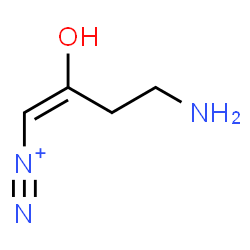 ChemSpider 2D Image | (1E)-4-Amino-2-hydroxy-1-butene-1-diazonium | C4H8N3O