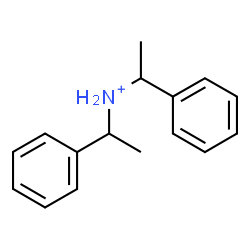 ChemSpider 2D Image | 1-Phenyl-N-(1-phenylethyl)ethanaminium | C16H20N