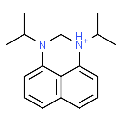 ChemSpider 2D Image | 1,3-Diisopropyl-2,3-dihydro-1H-perimidin-1-ium | C17H23N2