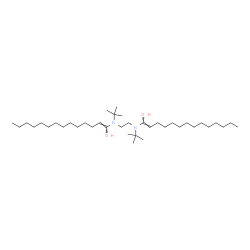 ChemSpider 2D Image | (1Z,1'Z)-1,1'-{1,2-Ethanediylbis[(2-methyl-2-propanyl)imino]}bis(1-tetradecen-1-ol) | C38H76N2O2