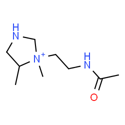 ChemSpider 2D Image | 1-(2-Acetamidoethyl)-1,5-dimethylimidazolidin-1-ium | C9H20N3O