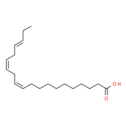 ChemSpider 2D Image | (11Z,14Z,17E)-11,14,17-Icosatrienoic acid | C20H34O2