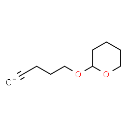 ChemSpider 2D Image | 5-(Tetrahydro-2H-pyran-2-yloxy)-1-pentyn-1-ide | C10H15O2