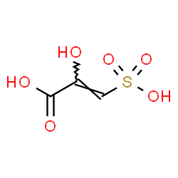 ChemSpider 2D Image | (2Z)-2-Hydroxy-3-sulfoacrylic acid | C3H4O6S