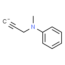 ChemSpider 2D Image | 3-[Methyl(phenyl)amino]-1-propyn-1-ide | C10H10N
