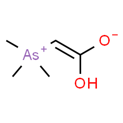 ChemSpider 2D Image | (Z)-1-Hydroxy-2-(trimethylarsonio)ethenolate | C5H11AsO2