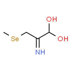 ChemSpider 2D Image | 2-Imino-3-(methylselanyl)-1,1-propanediol | C4H9NO2Se
