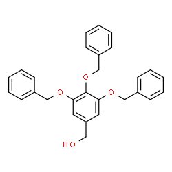 ChemSpider 2D Image | [3,4,5-Tris(benzyloxy)phenyl]methanol | C28H26O4
