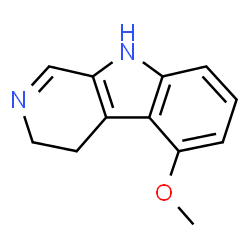 ChemSpider 2D Image | 5-Methoxy-4,9-dihydro-3H-beta-carboline | C12H12N2O