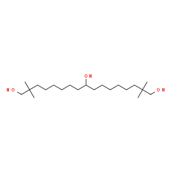 ChemSpider 2D Image | 2,2,16,16-Tetramethyl-1,9,17-heptadecanetriol | C21H44O3