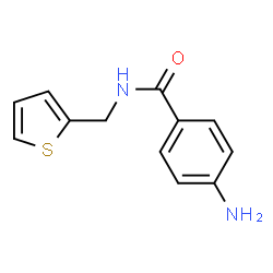 ChemSpider 2D Image | 4-Amino-N-(2-thienylmethyl)benzamide | C12H12N2OS