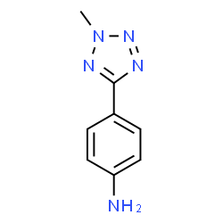 ChemSpider 2D Image | 4-(2-Methyl-2H-tetrazol-5-yl)aniline | C8H9N5