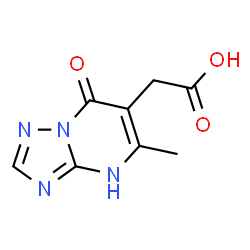 ChemSpider 2D Image | {5-methyl-7-oxo-4H-[1,2,4]triazolo[1,5-a]pyrimidin-6-yl}acetic acid | C8H8N4O3