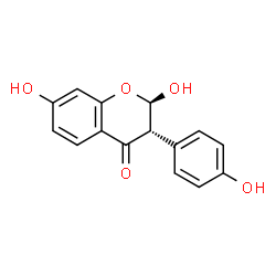 ChemSpider 2D Image | (2R,3S)-2,4',7-trihydroxyisoflavanone | C15H12O5