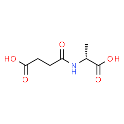 ChemSpider 2D Image | 4-{[(1R)-1-Carboxyethyl]amino}-4-oxobutanoic acid | C7H11NO5
