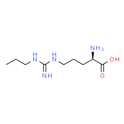 ChemSpider 2D Image | N~5~-(N-Propylcarbamimidoyl)-D-ornithine | C9H20N4O2