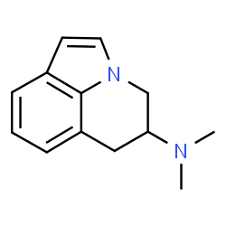 ChemSpider 2D Image | N,N-Dimethyl-5,6-dihydro-4H-pyrrolo[3,2,1-ij]quinolin-5-amine | C13H16N2