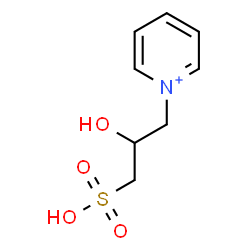 ChemSpider 2D Image | 1-(2-Hydroxy-3-sulfopropyl)pyridinium | C8H12NO4S