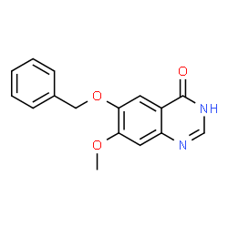 ChemSpider 2D Image | 7-Methoxy-6-benzyloxyquinazolin-4-one | C16H14N2O3