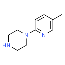 ChemSpider 2D Image | 1-(5-Methyl-2-pyridyl)piperazine | C10H15N3
