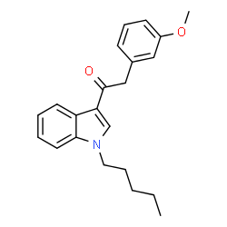 ChemSpider 2D Image | JWH-302 | C22H25NO2