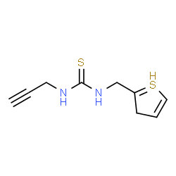 ChemSpider 2D Image | 1-prop-2-ynyl-3-(3H-thiophen-2-ylmethyl)thiourea | C9H11N2S2