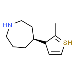 ChemSpider 2D Image | (4S)-4-(2-methyl-3H-thiophen-3-yl)azepane | C11H18NS