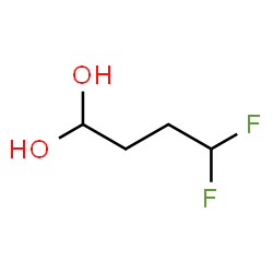 ChemSpider 2D Image | 4,4-Difluoro-1,1-butanediol | C4H8F2O2