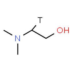 ChemSpider 2D Image | 2-(Dimethylamino)(2-~3~H_1_)ethanol | C4H10TNO