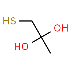 ChemSpider 2D Image | 1-Sulfanyl-2,2-propanediol | C3H8O2S